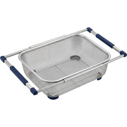 Grwnv Expandable Over Sink Mesh Draining Basket 39-58 cm Navy Grips - Product view