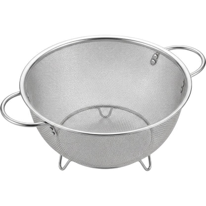 Grwnv Round Fine Mesh Colander with Two Handles and Three Feet 26 cm - Product view