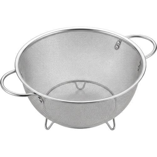 Grwnv Round Fine Mesh Colander with Two Handles and Three Feet 26 cm - Product view